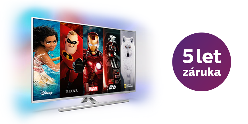 Prodloužená 5letá záruka na televize Philips