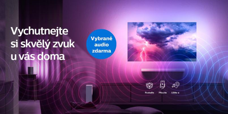 AUDIO ZDARMA: Pořiďte si OLED TV Philips a získejte audio zdarma!