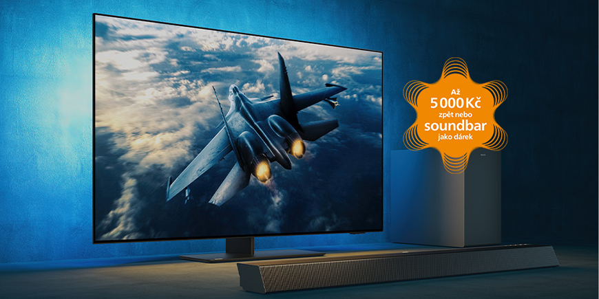 Cashback je zpět: Užijte si novou TV a získejte až 5 000 Kč zpět